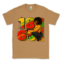 Toasted Coconut 1865 Juneteenth afro woman Classic Tee - RanaPortraitStore