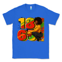 True Royal 1865 Juneteenth afro woman Classic Tee - RanaPortraitStore