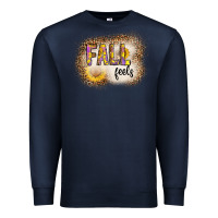 Navy fall feels Premium Sweatshirt - CowhideDigitalArt