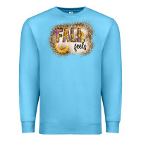 Ocean Blue fall feels Premium Sweatshirt - CowhideDigitalArt