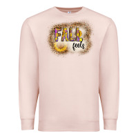Pale Pink fall feels Premium Sweatshirt - CowhideDigitalArt