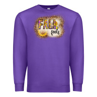 Purple fall feels Premium Sweatshirt - CowhideDigitalArt