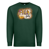 Sports Green fall feels Premium Sweatshirt - CowhideDigitalArt