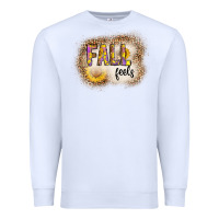 White fall feels Premium Sweatshirt - CowhideDigitalArt