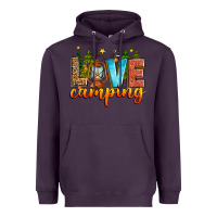 Plum love camping Heavyweight Hoodie - Zillion Design Studio