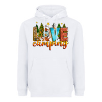 White love camping Heavyweight Hoodie - Zillion Design Studio