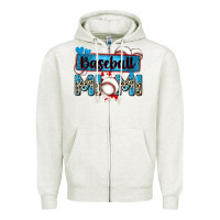 Oatmeal Heather baseball mimi with leopard Zipper Hoodie - Zillion Design Studio