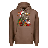 Chestnut christmas skeleton coffee Premium Hoodie - Jasminsmagicworld