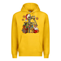 Lemon christmas skeleton coffee Premium Hoodie - Jasminsmagicworld
