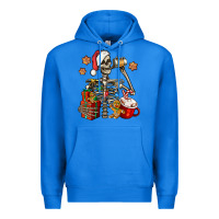 True Royal christmas skeleton coffee Premium Hoodie - Jasminsmagicworld