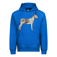 Cobalt Andalusian Donkey Urban Hoodie - LillyAllenDesigns