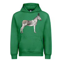 Emerald Andalusian Donkey Urban Hoodie - LillyAllenDesigns