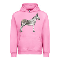 Fuchsia Pink Andalusian Donkey Urban Hoodie - LillyAllenDesigns