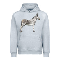 Heather Grey Andalusian Donkey Urban Hoodie - LillyAllenDesigns