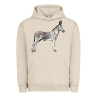 Pigment French Oak Andalusian Donkey Urban Hoodie - LillyAllenDesigns