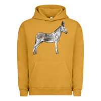 Pigment Peanut Butter Andalusian Donkey Urban Hoodie - LillyAllenDesigns