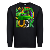 Black Loads of luck truck st. patricks day Premium Sweatshirt - Neo Western