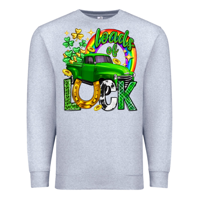 Loads Of Luck Truck St. Patricks Day Premium Sweatshirt by Neo Western | Teevron