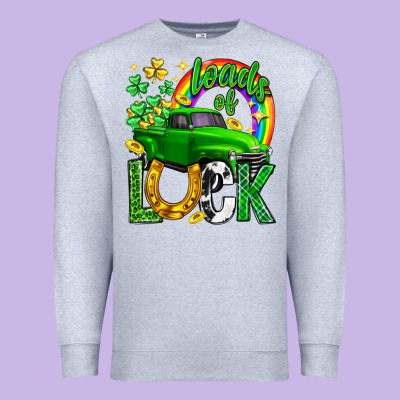 Loads Of Luck Truck St. Patricks Day Premium Sweatshirt Designed By Neo Western