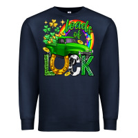 Navy Loads of luck truck st. patricks day Premium Sweatshirt - Neo Western