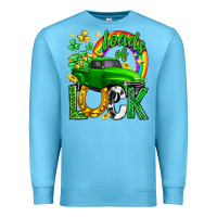 Ocean Blue Loads of luck truck st. patricks day Premium Sweatshirt - Neo Western