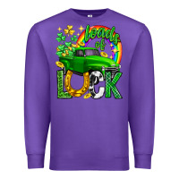 Purple Loads of luck truck st. patricks day Premium Sweatshirt - Neo Western