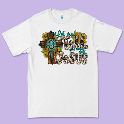 Let Me Tell You About My Jesus Premium Tee Designed By Racoondesign