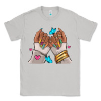 Moon Dust Afro woman nail art Classic Tee - RanaPortraitStore