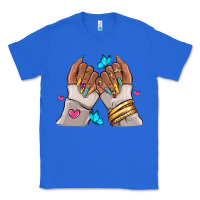 True Royal Afro woman nail art Classic Tee - RanaPortraitStore