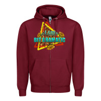 Burgundy a little bit dramatic Zipper Hoodie - texasbilliewilder