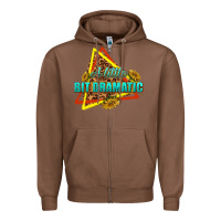 Chestnut a little bit dramatic Zipper Hoodie - texasbilliewilder
