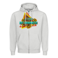 Dove Grey a little bit dramatic Zipper Hoodie - texasbilliewilder