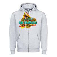 Heather Grey a little bit dramatic Zipper Hoodie - texasbilliewilder