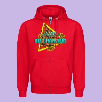 Zipper Hoodie a little bit dramatic