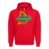 Red a little bit dramatic Zipper Hoodie - texasbilliewilder