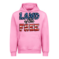 Fuchsia Pink Land of the free America Urban Hoodie - Jasminsmagicworld