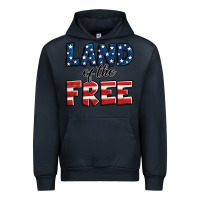 Navy Land of the free America Urban Hoodie - Jasminsmagicworld