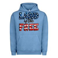 Pigment Pebble Blue Land of the free America Urban Hoodie - Jasminsmagicworld