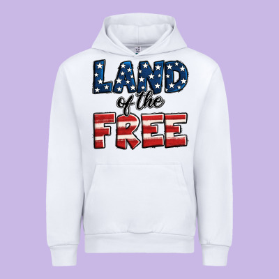 Land Of The Free America Urban Hoodie Designed By Jasminsmagicworld