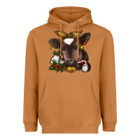 Meerkat christmas baby cow Heavyweight Hoodie - RanaPortraitStore