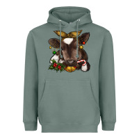 Sage christmas baby cow Heavyweight Hoodie - RanaPortraitStore