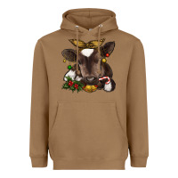 Toasted Coconut christmas baby cow Heavyweight Hoodie - RanaPortraitStore
