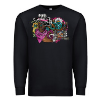 Black cowgirl2 Premium Sweatshirt - SublimationCraftShop