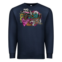 Navy cowgirl2 Premium Sweatshirt - SublimationCraftShop
