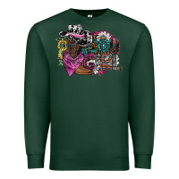 Sports Green cowgirl2 Premium Sweatshirt - SublimationCraftShop