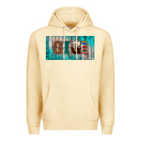 Pina Colada western turquoise gigi license plate Premium Hoodie - BarkalooDesign