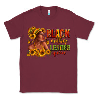 Burgundy Afro American black mother leader queen Classic Tee - RanaPortraitStore