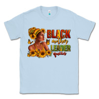 Dusty Blue Afro American black mother leader queen Classic Tee - RanaPortraitStore