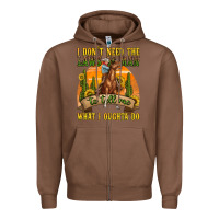 Chestnut western rodeo Zipper Hoodie - texasbilliewilder