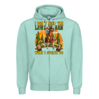 Seafoam western rodeo Zipper Hoodie - texasbilliewilder